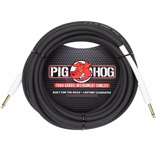 Pig Hog Ph25 Cable Para Guitarra O Bajo 7.62 Metros 