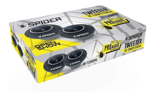 Spider Sr-t1500pro Tweeters De Competencia 400 Watts