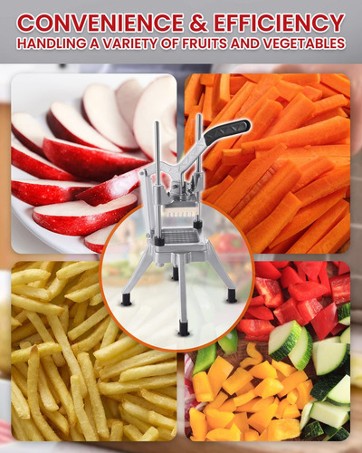 Picadora Comercial De Frutas Y Verduras Con 4+1 Cuchillas