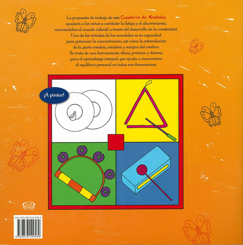 Cuaderno De Mandalas 3-4 Años N.v, De Armadà, Ether. Editorial Vr Editoras, Tapa Blanda, Edición 2a. En Español, 2015