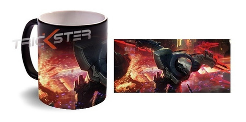 Zed Proyecto League Of Legends Taza Magica Personalizada