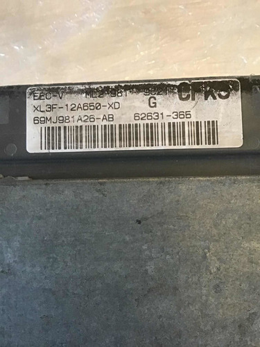 Computadora Ecu Motor Ford Pick Up F150 1999 Xl3f 12a650 Xd (Usado)