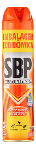 Multi-inseticida Aerossol Sbp Frasco 380ml Embalagem Econômi