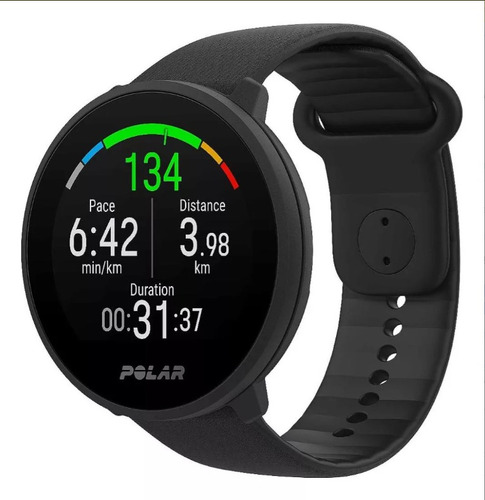 Relógio Polar Unite - Preto - Usado Como Novo - Garantia Preto Preto Preto (Usado)
