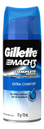Gel De Afeitar Gillette Mach3 Ultra Comfort Complex 71 Gr