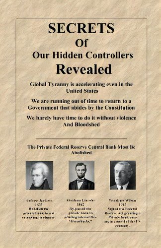 Secrets Of Our Hidden Controllers Revealed, De Flinchpaugh, John Larry. Editorial Createspace, Tapa Blanda En Inglés