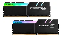 Comprar Memoria RAM Trident Z RGB gamer color negro 32GB 2 G.Skill F4-3600C18D-32GTZR