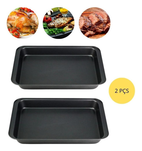 Bb Kit Con 2 Moldes For Horno Rectangulares Antiadherentes