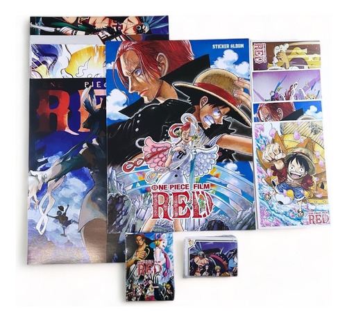 Álbum One Piece Film Red Completo A Pegar