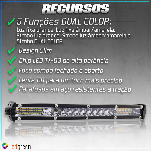 Par Barra Auxiliar Slim Dual Color S102 Jeep Renegade Suv