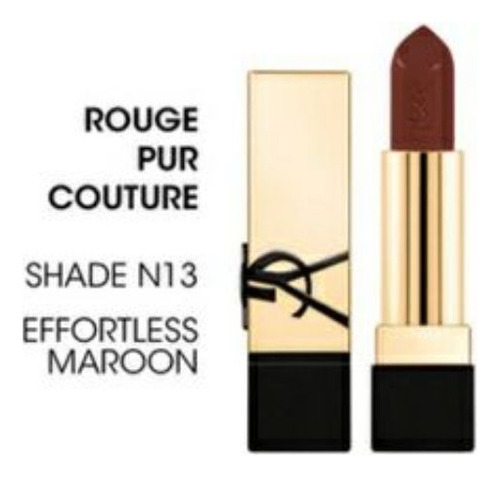 Yves Saint Laurent Labial Rouge Pur Couture Tono N 13 Maroon