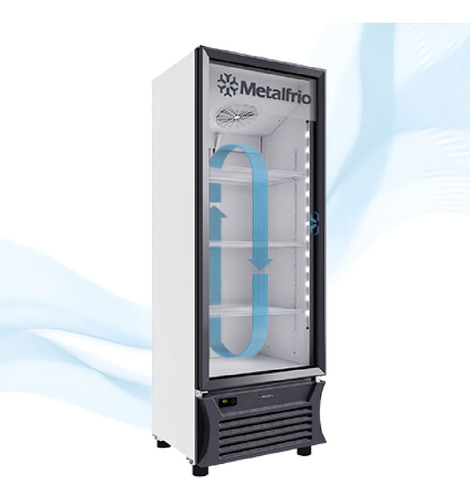 Refrigerador Metalfrio Rb270 Blanco 340l Vertical Blanco