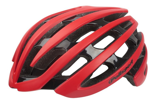 Capacete Ciclismo Polisport Light Road M=55-58cm Vermelho 