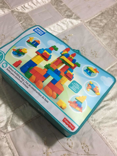 Mega Bloks Fisher Price Bolsa Para Construir Deluxe 150 Piez (Usado)