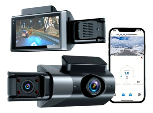 Cámara Dvr Dash Cam Auto Full Hd Wifi Visión Nocturna Uber