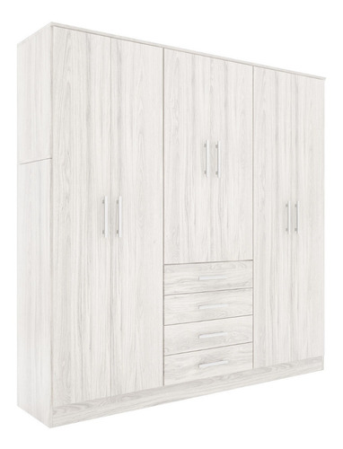 Placard Orlandi Premium 205cm 6 Puertas 4 Cajones Selectogar