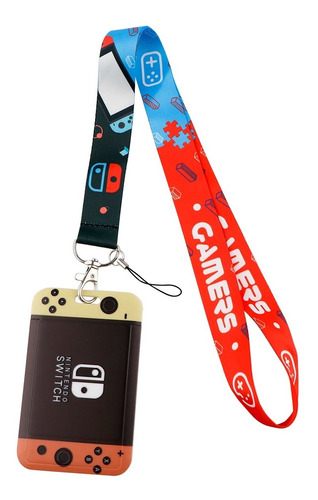 Portacredencial + Lanyard Nintendo Switch