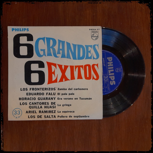 Folklore 6 Grandes 6 Exitos - Philips Vinilo Single