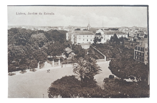 Portugal Lisboa Jardim Da Estrella Vista Aerea Postal