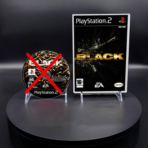 Estuche Negro, Caratula Y Lamina Premium Juego Ps2 Eleccion