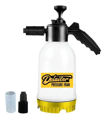 Pulverizador Manual 2l Snow Foam Detailer Com 3 Bicos Para Limpeza Amarelo