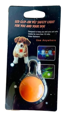 Luz Colgante Para Mascotas Led Identificador Paseo Nocturno