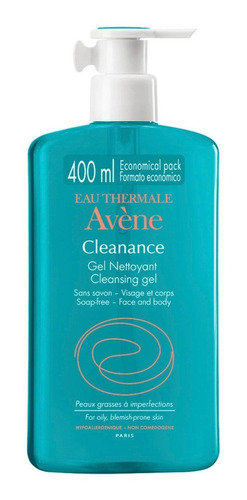 Avene Gel Limpieza Purificante Matificante Piel Grasa 400 Ml