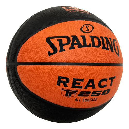 Balón Basketball Spalding Tf 250 React Tamaño 7 - 6 - 5
