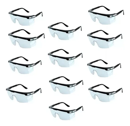 Lentes De Seguridad Cuadrado Sargento Certificado 12 Piezas