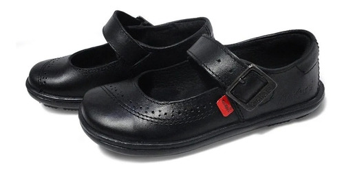 Imagen 1 de 1 de Zapatos Escolar Kickers Negro Puntos Niña Tallas 28 A 40