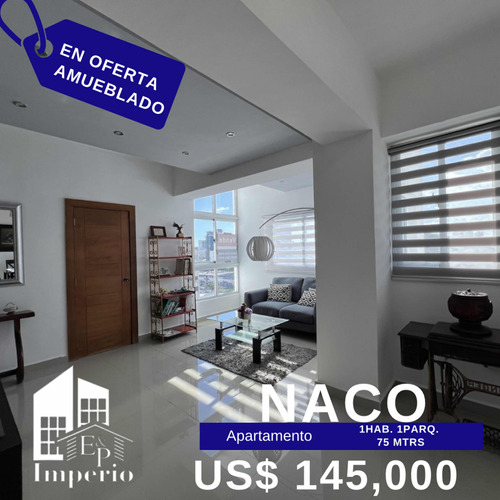 Se Vende Apartamento De 1 Habitación Amueblado En Naco