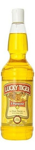 Lucky Tiger - Tónico Capilar Para 3 Propósitos, 16 Onzas