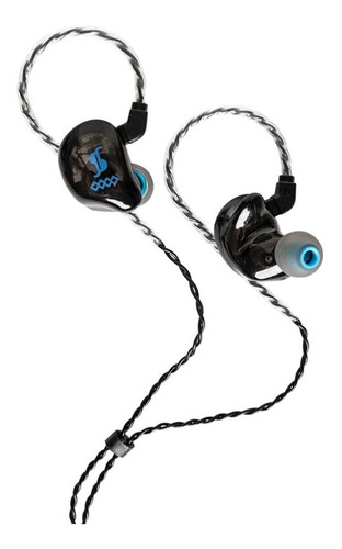 Auriculares In Ear Stagg Spm435 Monitoreo Intraural 4 Vias Color Negro