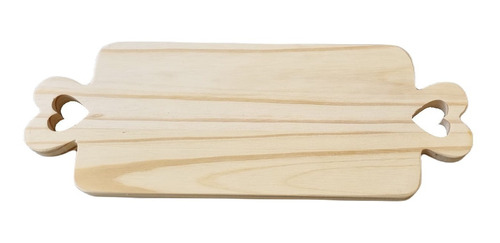 Tabla De Madera Dos Corazones  Mundo Pino