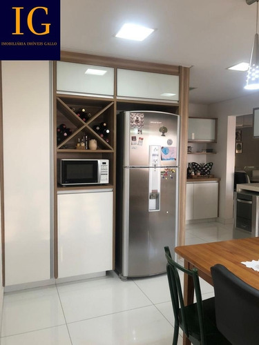 Imagem 12 de 30 de Apartamento Em São Caetano Com 144 Metros 3 Dormitórios 3 Vagas + Depósito - Cond- Isla - 68465263