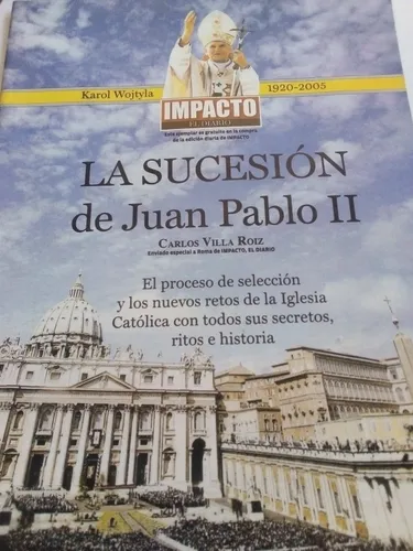 comprar La Sucesión De Juan Pablo Ii Impacto Fallecimiento Cónclave