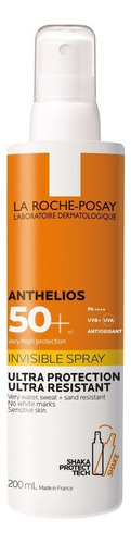 Spray Invisible La Roche Posay Anthelios Fps 50+ X 200 Ml