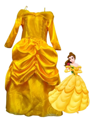 Disfraz Princesa Bella Disney - Vestido Princesa Bella