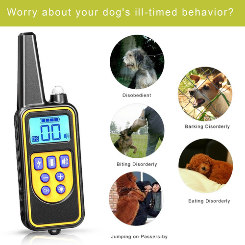 Collar De Entrenamiento Con Vibración Para Perros Pequeños Y