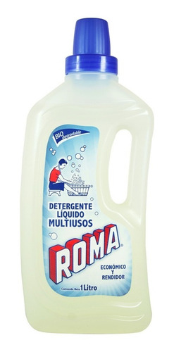 Detergente Líquido Multiusos Roma 1 Litro Rendidor