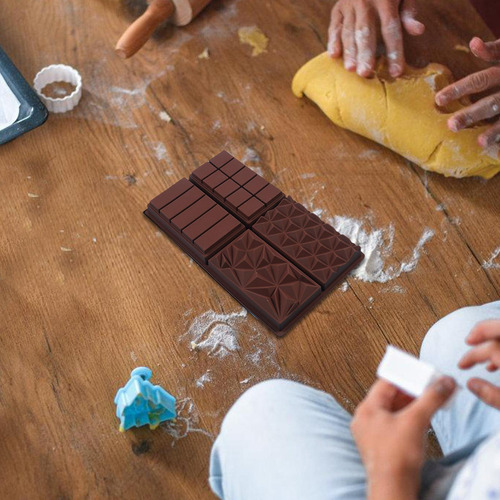 Molde De Barra De Chocolate Molde De Silicona Para Chocolate