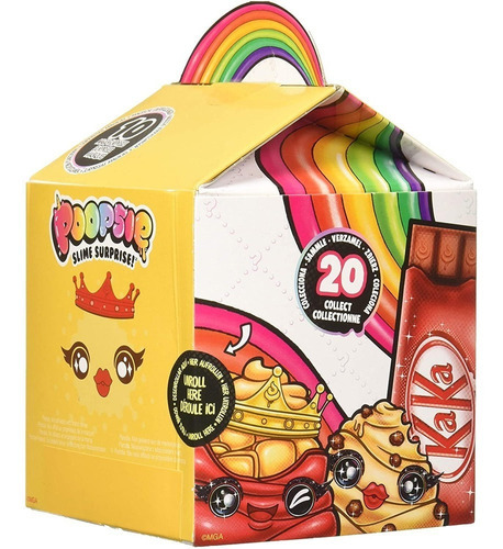Poopsie Slime Surprise En Cajita Feliz Tipo Fast Food Color Amarillo