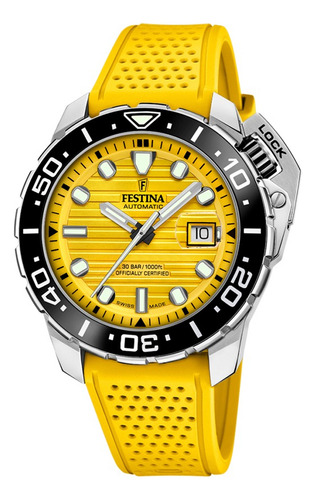 Reloj Festina F20043.1 Hombre Analogico Swiss Made + Malla