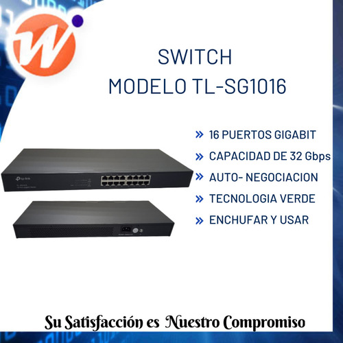 Switch Modelo Tl-sg1016