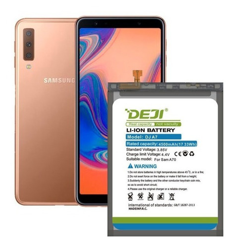 Batería Compatible Con Samsung A7 2019 4500mah Marca Deji 