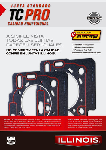 Juego Juntas S/tc Illinois P/ 206 306 Partner - 1.9 - Dw8