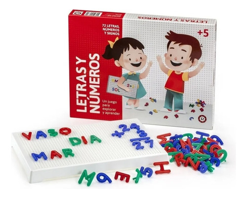 Juego Letras Y Números Juego Ruibal Didáctico Jeg 1735