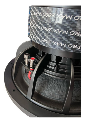 Subwoofer 12'' Triple Iman Ca-sw150012x Carbon Audio Negro