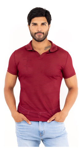 Polo Camisero Rib Hombre Modelo Exclusivo