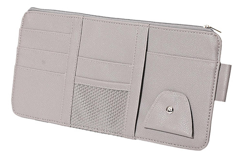 Auto Sun Visor Organizador Sun Visor Gris Con Cremallera